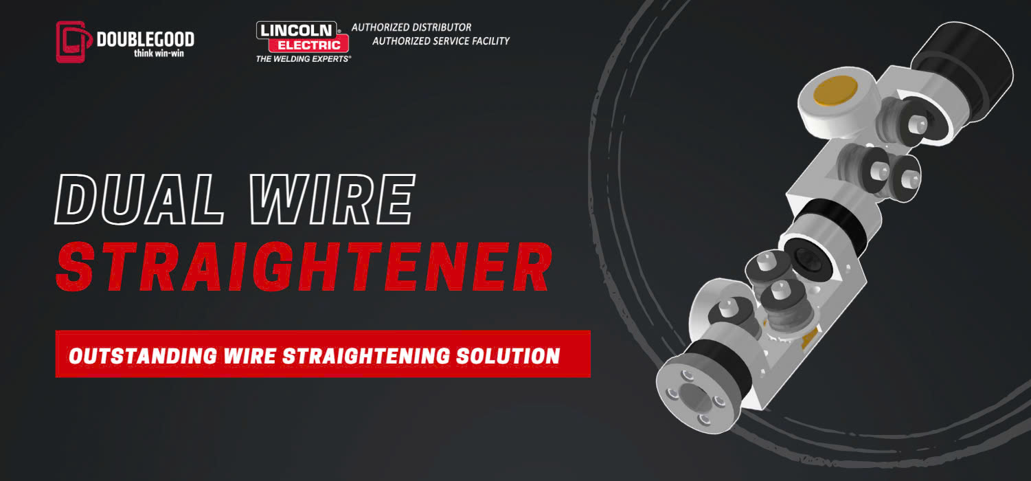 Giải pháp nắn thẳng dây hàn với dual wire straightener